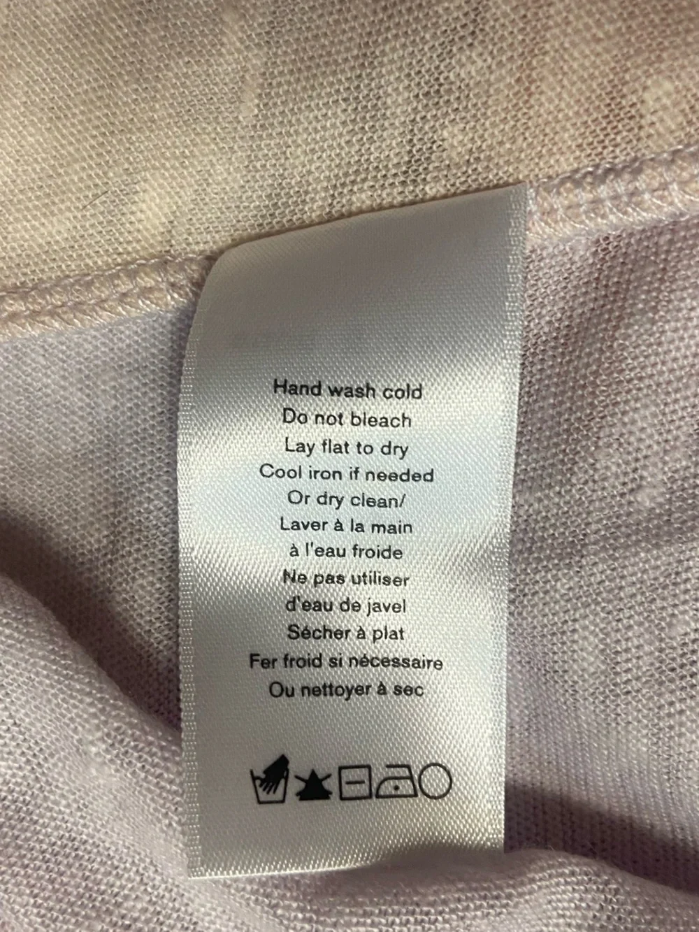 NWT Rag & Bone Linen Ringer Tank Top Large - Picture 6 of 9